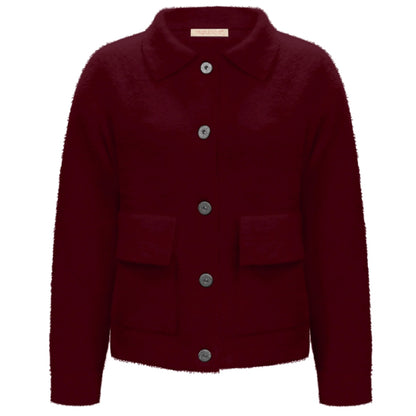 Triple Nine - Fluffy Vest Benchi Bordeaux - 9002 - Peet kleding