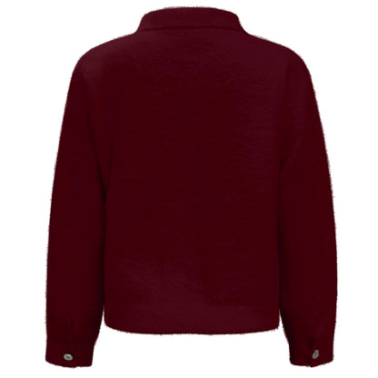Triple Nine - Fluffy Vest Benchi Bordeaux - 9002 - Peet kleding