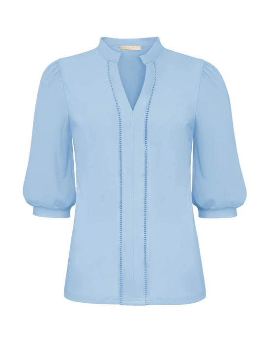 Triple Nine Travel Top Malou Lichtblauw - 8301 - Peet kleding