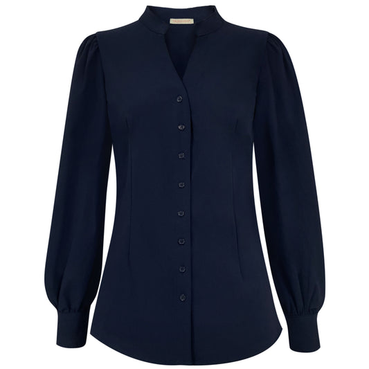 Triple Nine - Travel Blouse Viv Navy - Peet kleding