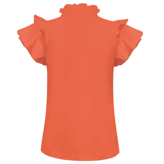 Triple Nine - Travel Blouse Essie Koraal - 5915 - Peet kleding