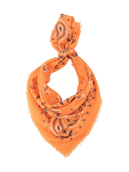 Sjaal Fee Paisley Oranje - Peet kleding