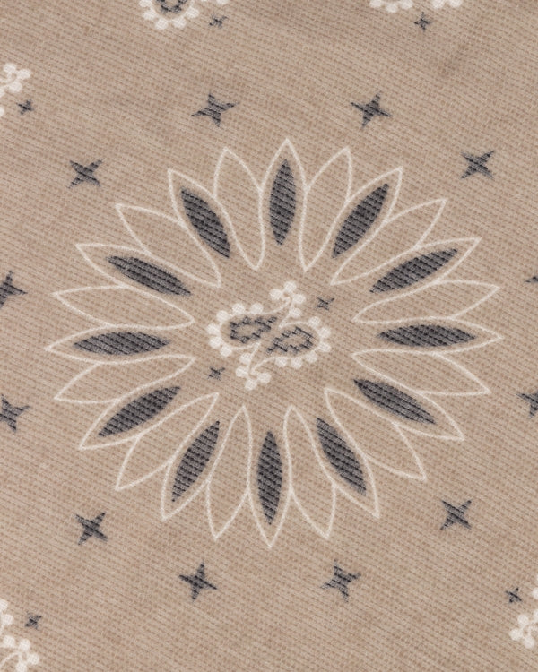 Sjaal Fee Paisley Taupe - Peet kleding