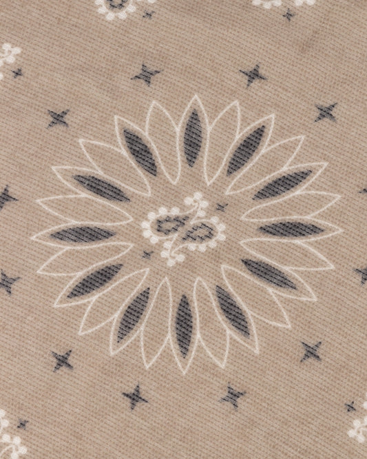 Sjaal Fee Paisley Taupe - Peet kleding