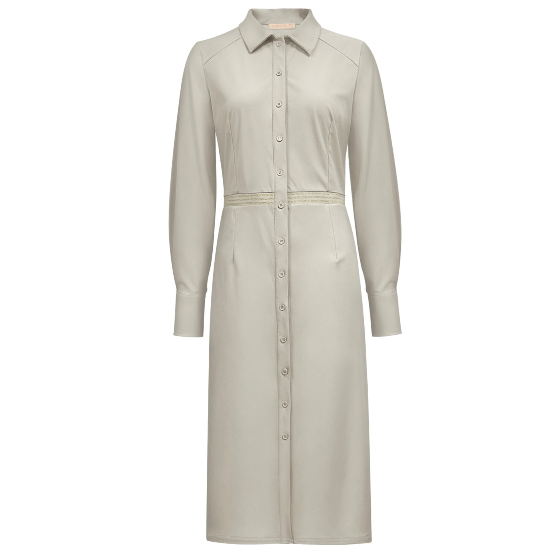 Triple Nine - Travel Jurk Cameron Beige - 51811 - Peet kleding