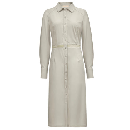 Triple Nine - Travel Jurk Cameron Beige - 51811 - Peet kleding