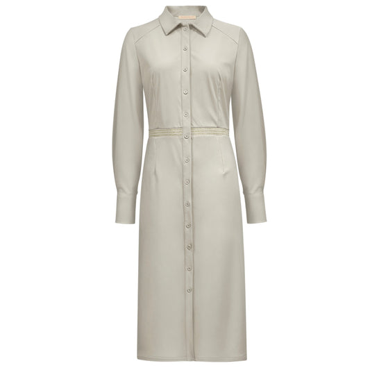 Triple Nine - Travel Jurk Cameron Beige - 51811 - Peet kleding