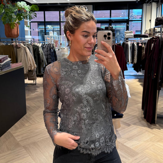 Top Eva Kant Grijs - Peet kleding