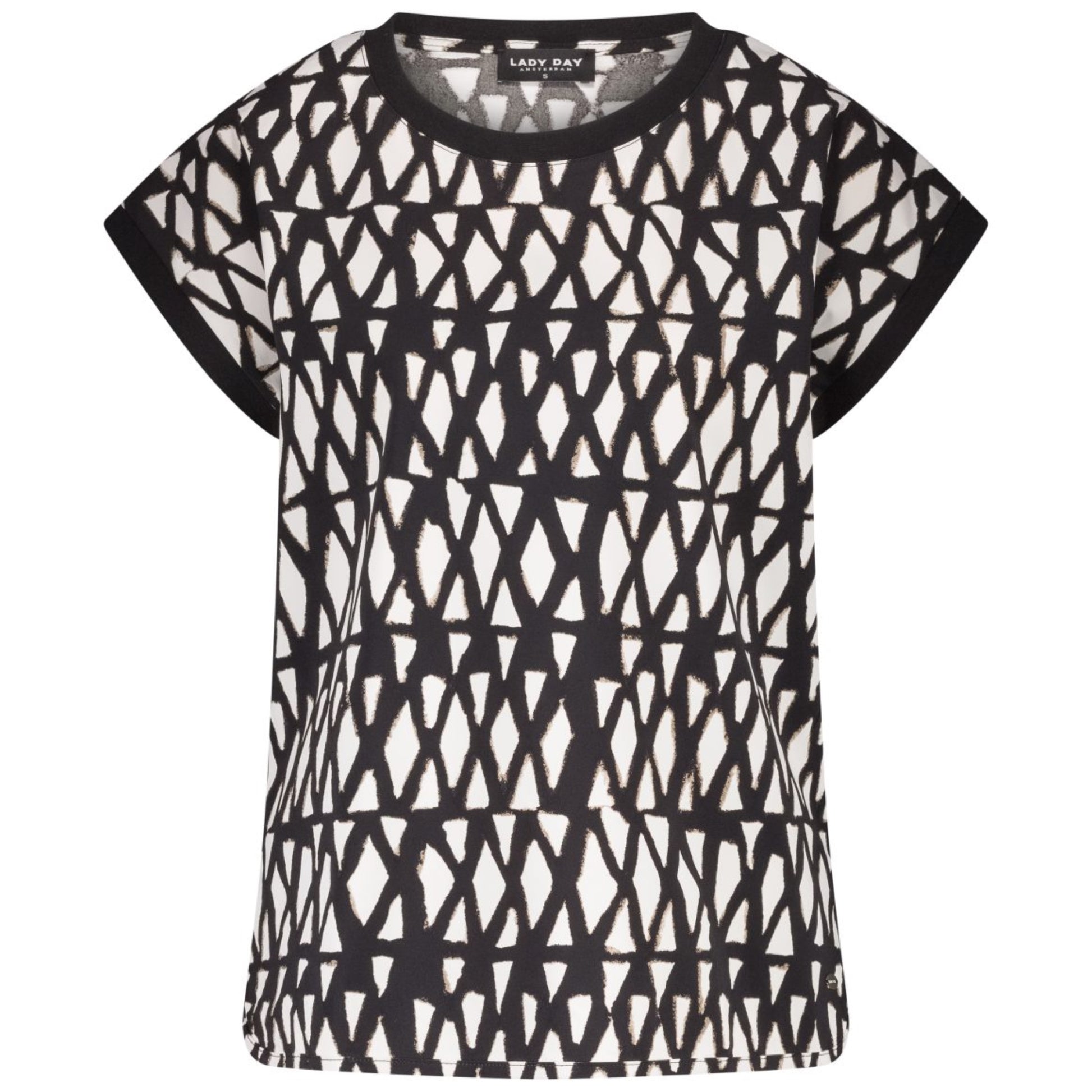 Lady Day Shirt Hannah Print - Peet kleding