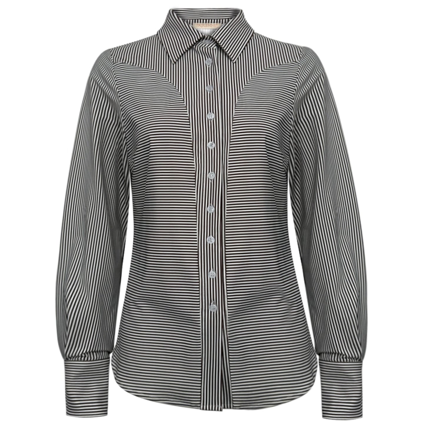 Triple Nine - Travel Blouse Birgit Donkerbruin - 5922 - Peet kleding