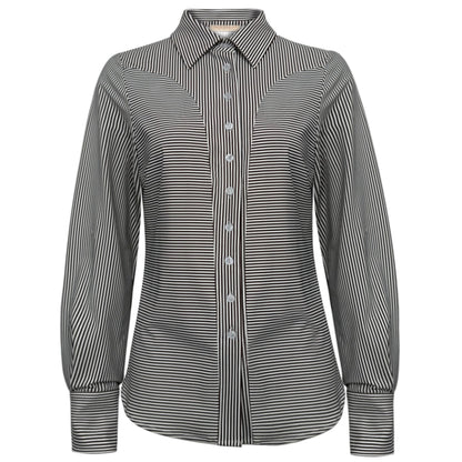 Triple Nine - Travel Blouse Birgit Donkerbruin - 5922 - Peet kleding