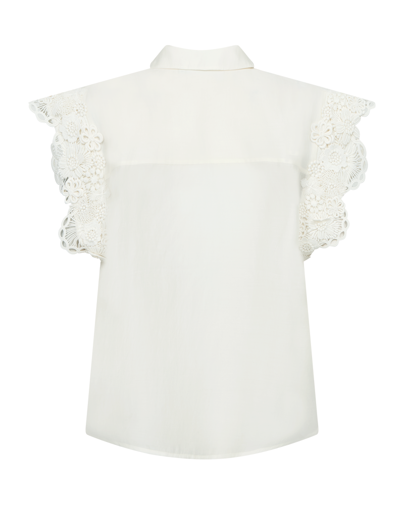 Copenhage Muse Blouse Molly Offwhite - Peet kleding