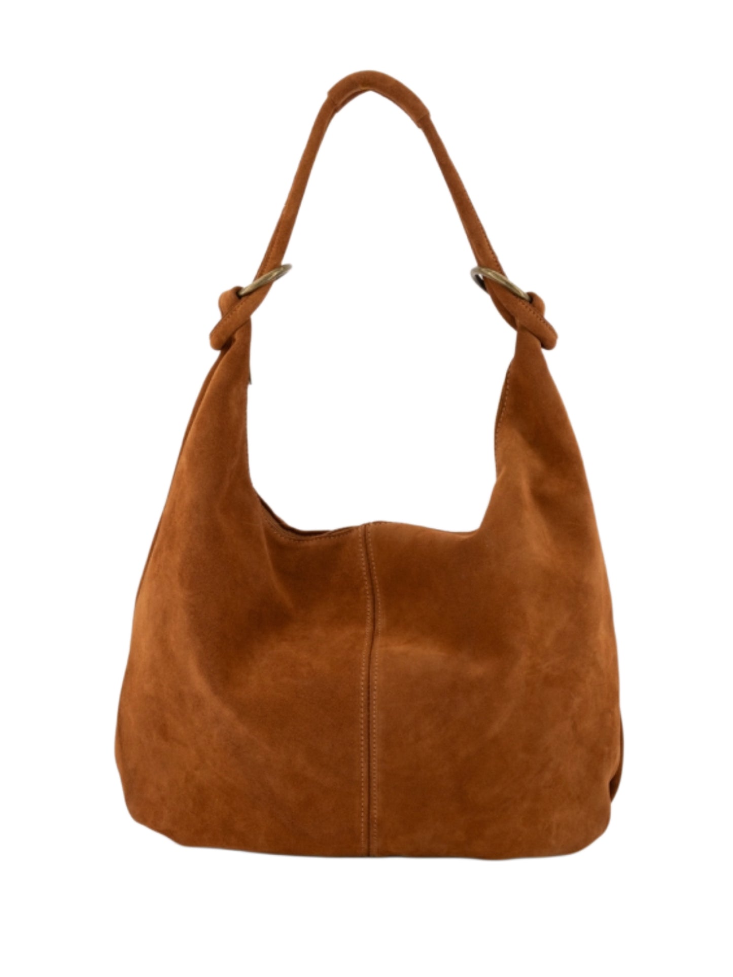 Tas Suez Suede Cognac - Peet kleding