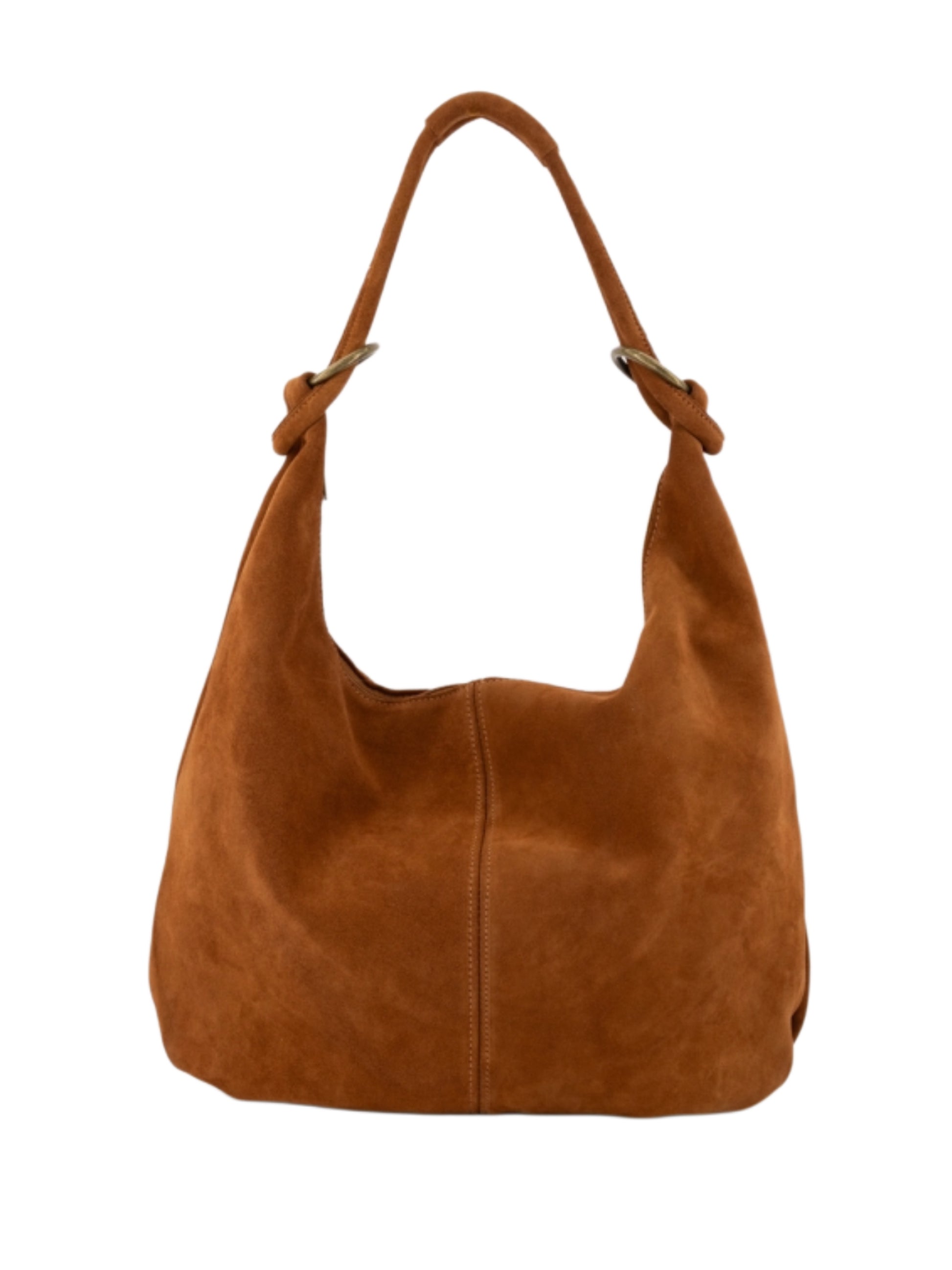 Tas Suez Suede Cognac - Peet kleding