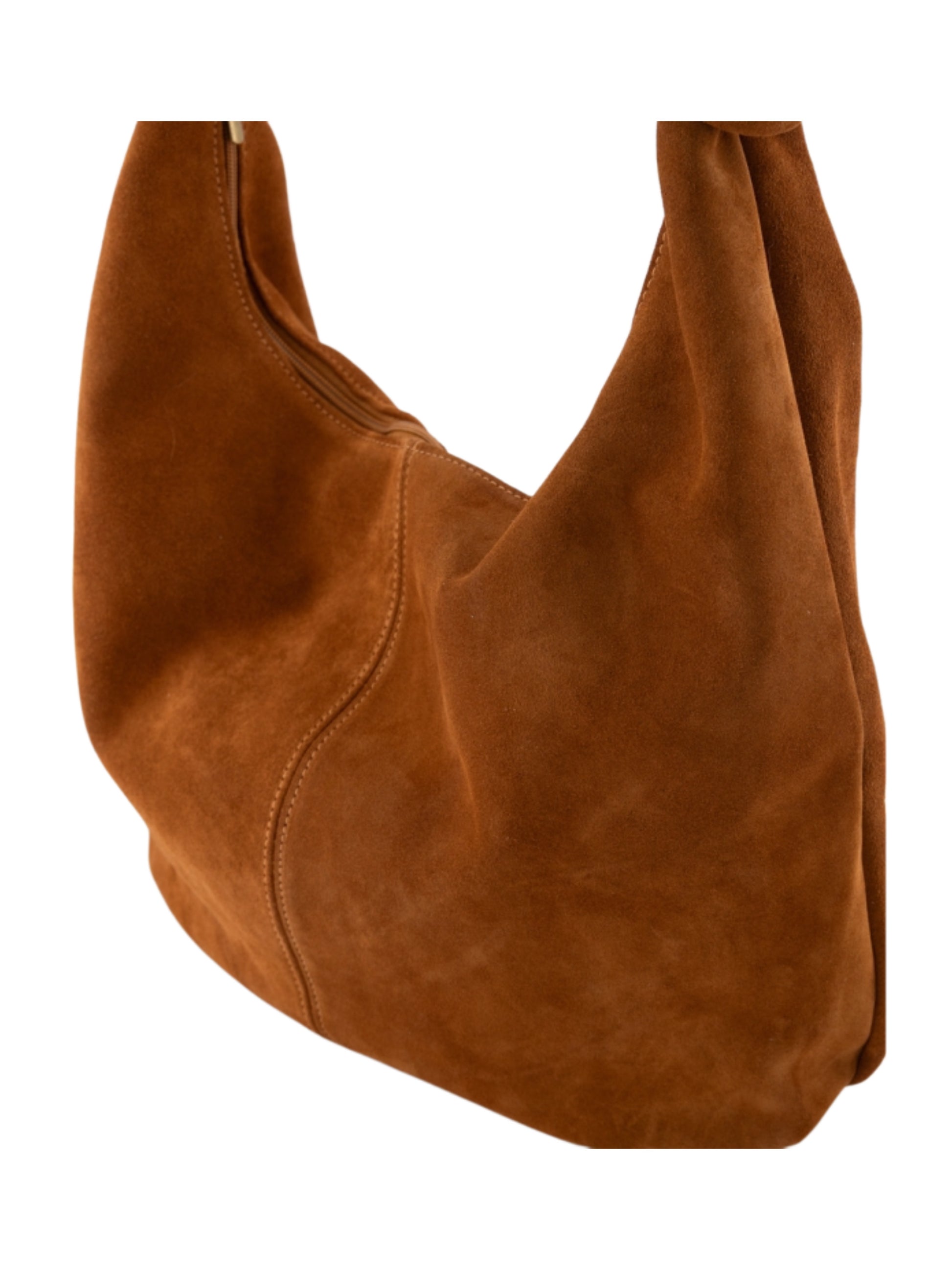 Tas Suez Suede Cognac - Peet kleding