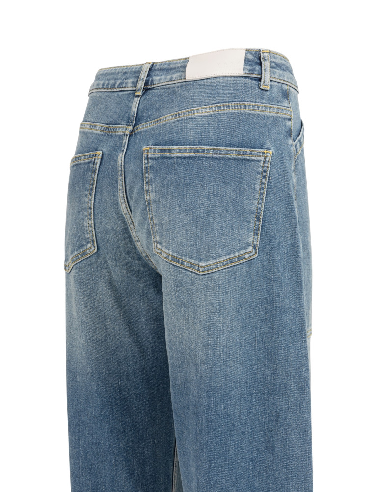 Yaya Cargo Broek Denim - Peet kleding