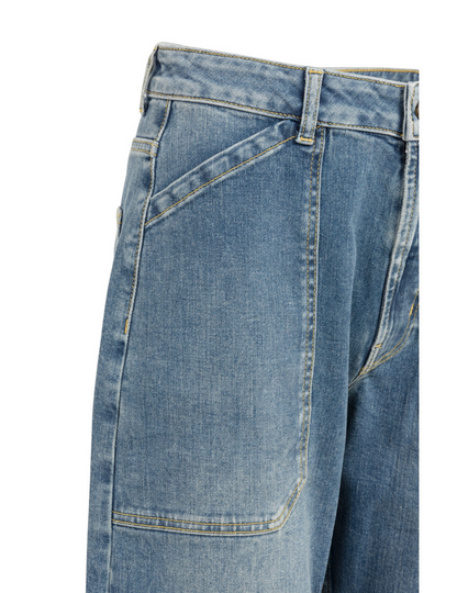 Yaya Cargo Broek Denim - Peet kleding