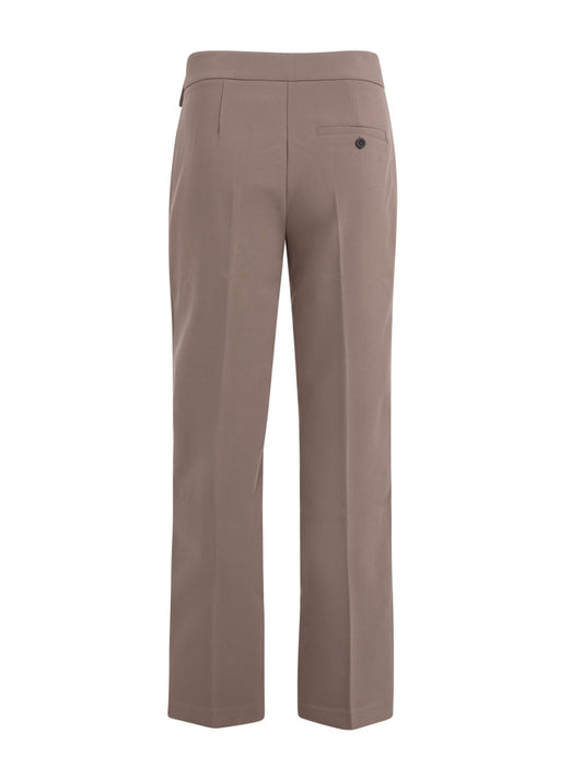 Yaya Rechte Pantalon Taupe - Peet kleding