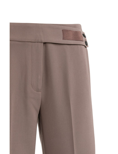 Yaya Rechte Pantalon Taupe - Peet kleding