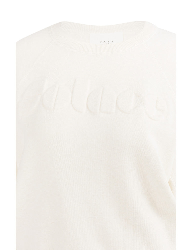 Yaya Sweater Solace Ecru - Peet kleding