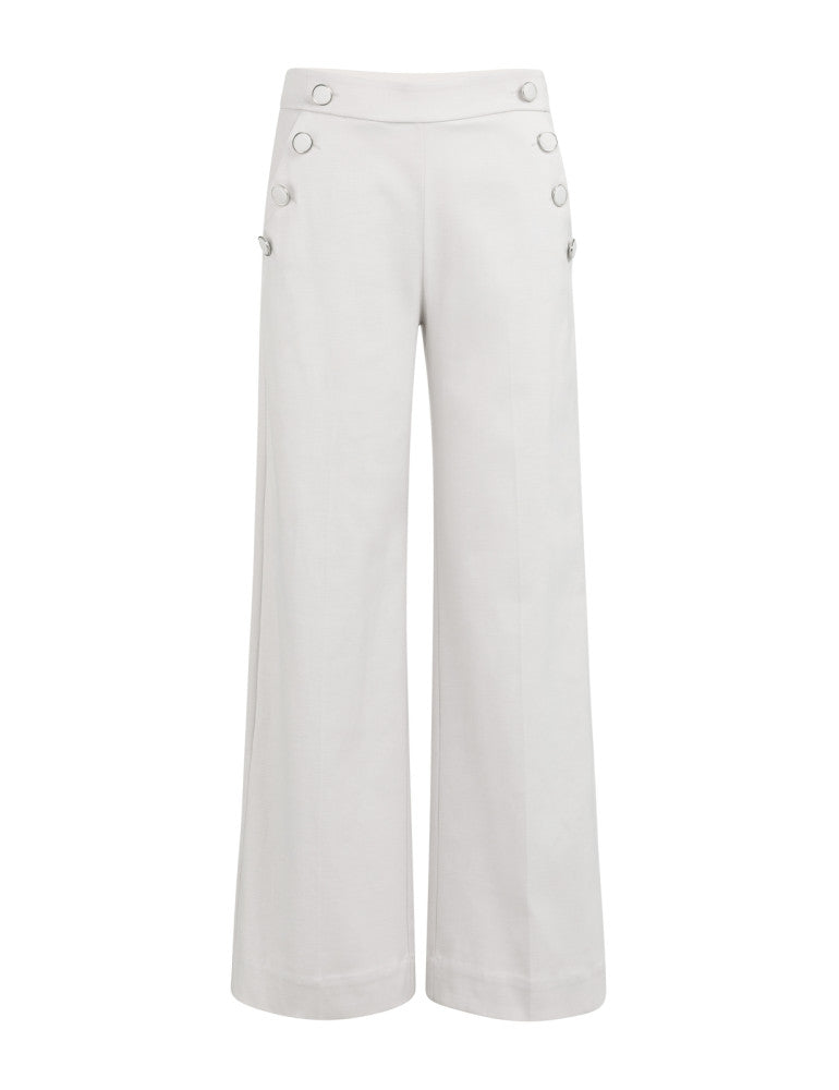 Yaya Pantalon Knoop Zacht Lila - Peet kleding