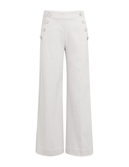 Yaya Pantalon Knoop Zacht Lila - Peet kleding