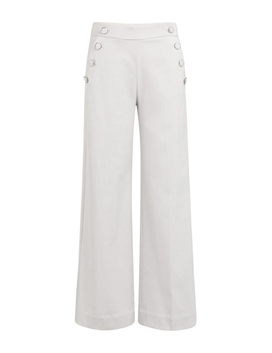 Yaya Pantalon Knoop Zacht Lila - Peet kleding