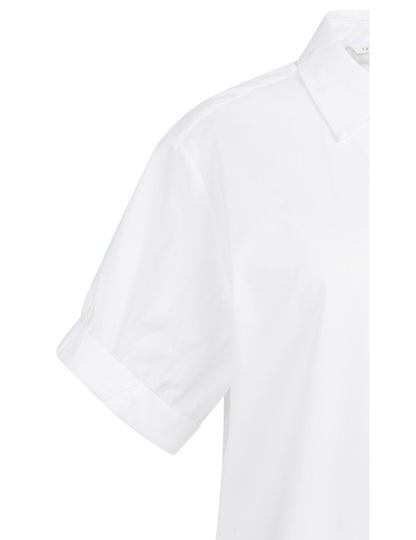 Yaya Blouse Korte Mouw Wit - Peet kleding