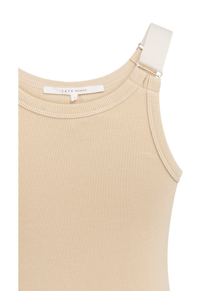 Yaya Singlet Beige - Peet kleding