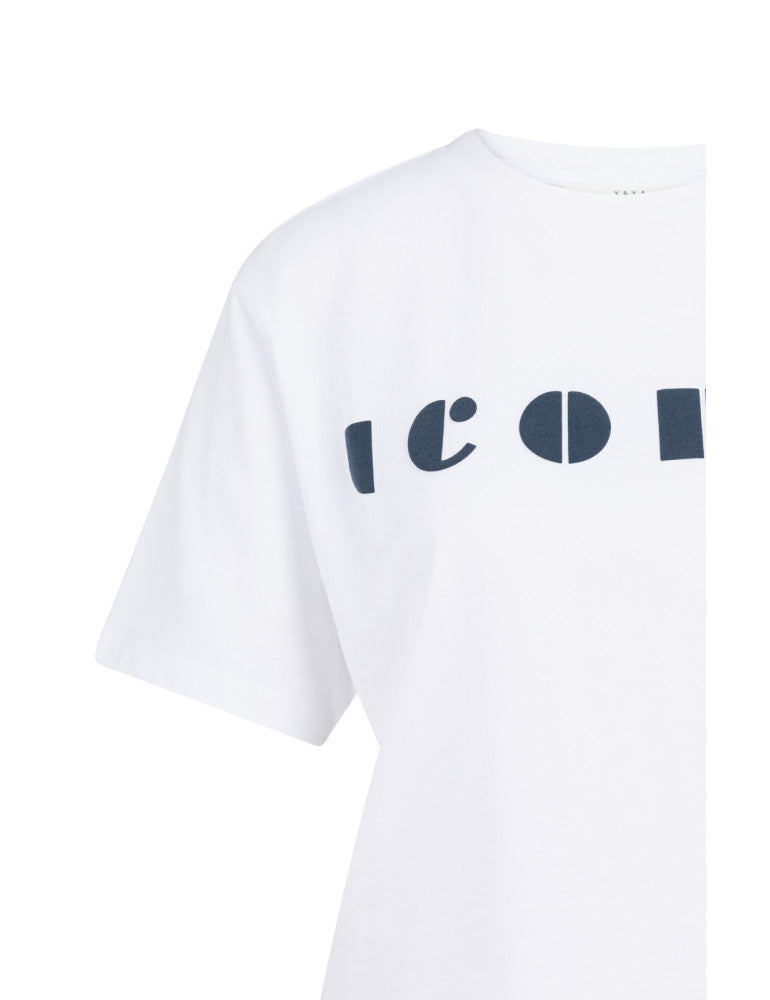 Yaya T-Shirt Iconic Wit - Peet kleding