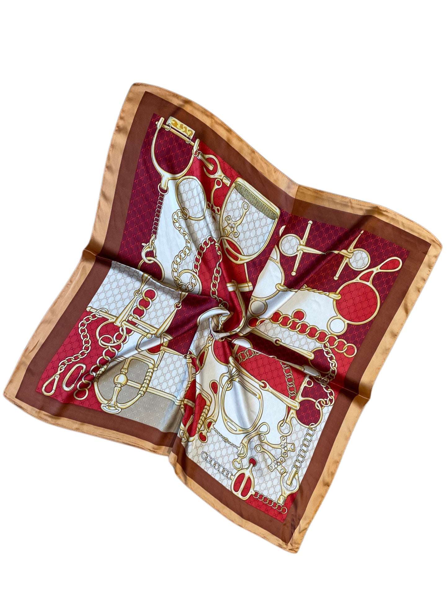 Sjaal Rood Oranje Ketting