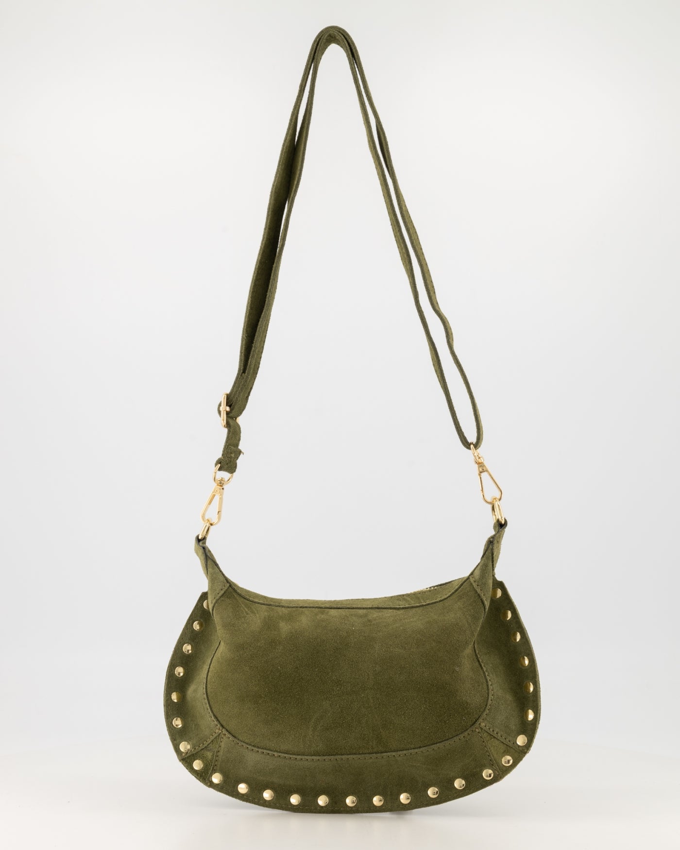 Tas Monica Suede Army