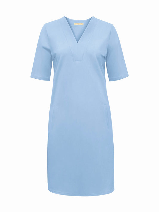 Triple Nine - Travel Jurk Indy Lichtblauw - 51805 - Peet kleding