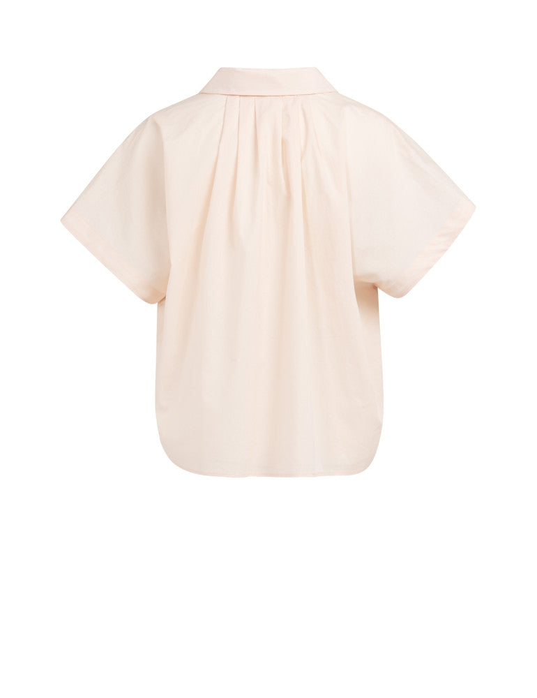 Yaya Blouse Zonder Mouw Peach - Peet kleding