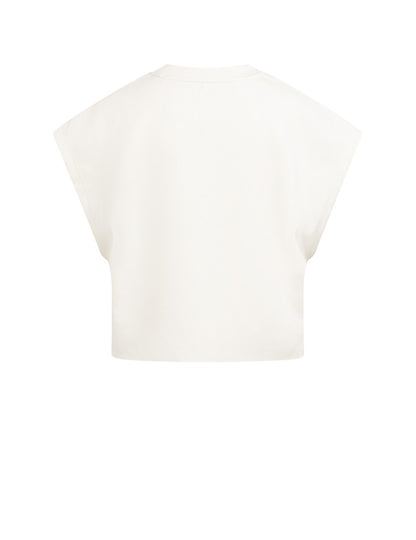 Yaya Sweater Boxy Creme - Peet kleding