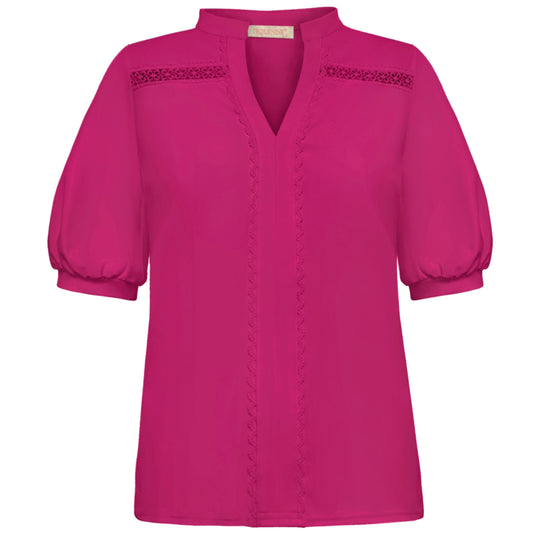 Triple Nine - Travel Top Claire Fuchsia - 6922 - Peet kleding