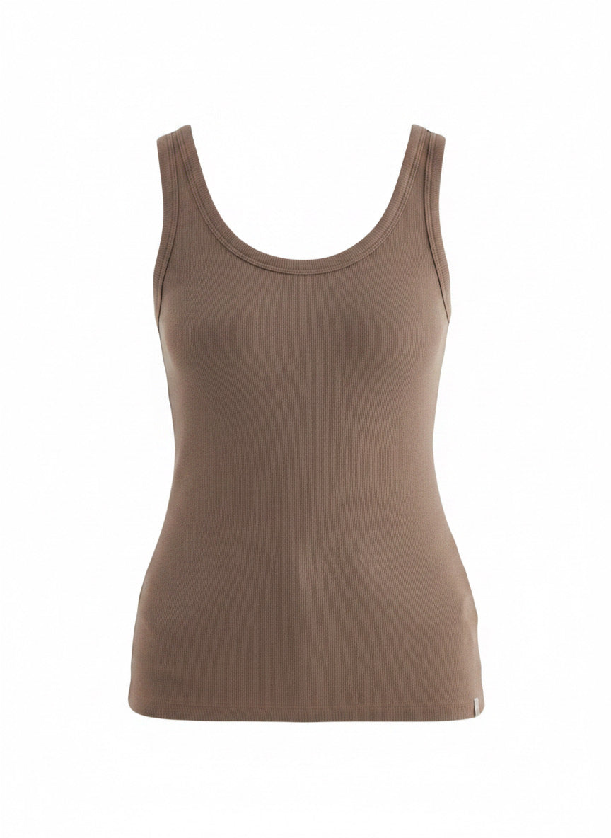 COJ Singlet Olivia Taupe - Peet kleding