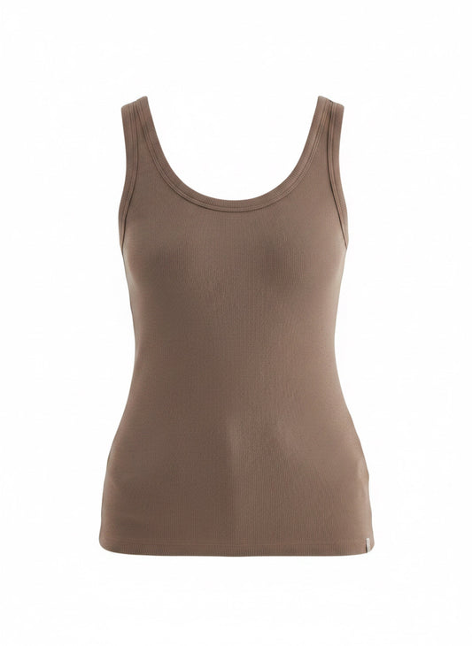 COJ Singlet Olivia Taupe - Peet kleding
