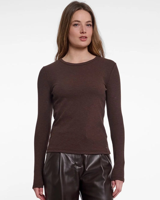 Rino & Pelle Top Idil Dark Brown - Peet kleding
