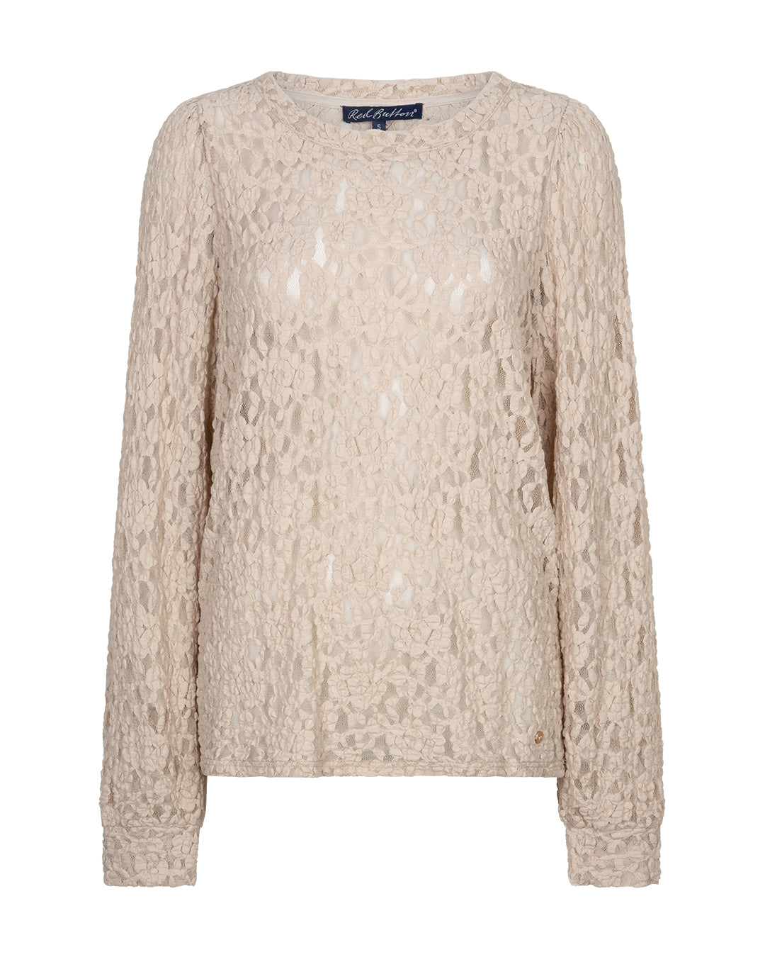 Red Button Top Lace Stone
