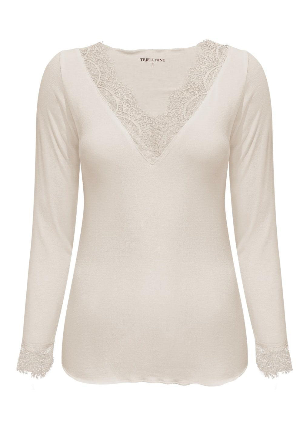 Cashmere Top Lou Lou Beige - 9003 - Peet kleding