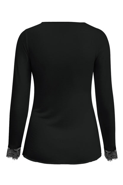Cashmere Top Lou Lou Zwart - 9003 - Peet kleding