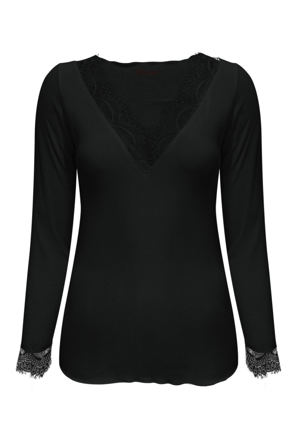Cashmere Top Lou Lou Zwart - 9003 - Peet kleding