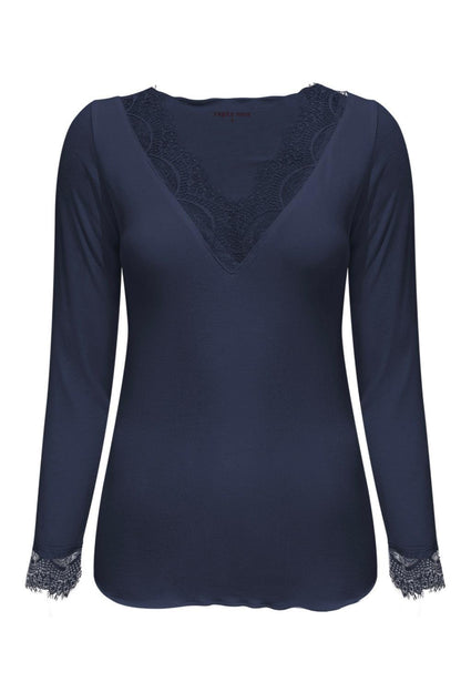 Cashmere Top Lou Lou Navy - 9003 - Peet kleding