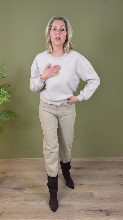 Yaya Teddy Sweater Zand