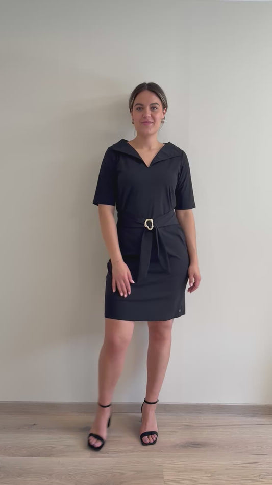 Triple Nine Travel Jurk Julia Zwart - 51821