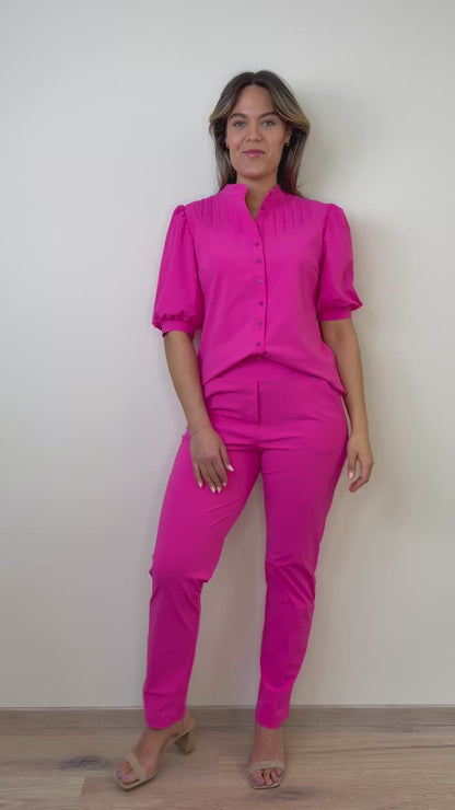 Triple Nine - Travel Blouse Emilie Fuchsia - 5934
