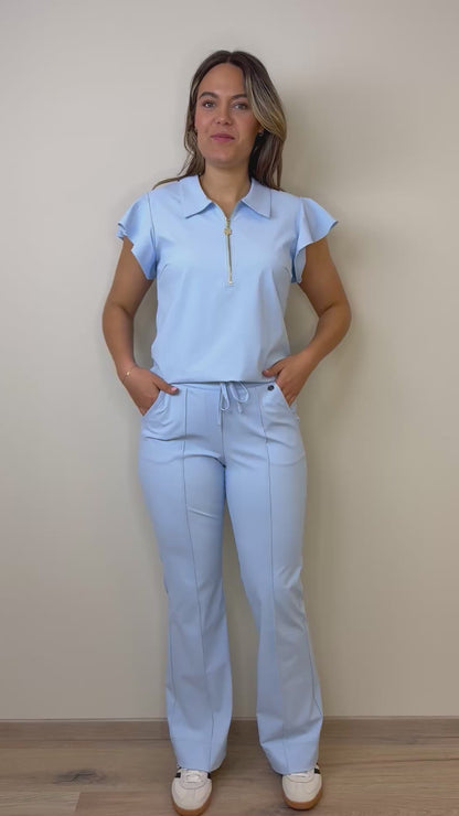 Triple Nine Travel Top Fia Lichtblauw - 6937