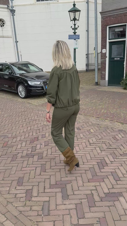 Triple Nine - Travel Blouse Sasha Olijfgroen - 5951