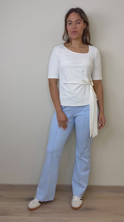 Triple Nine Travel Top Silvi Wit - 6944